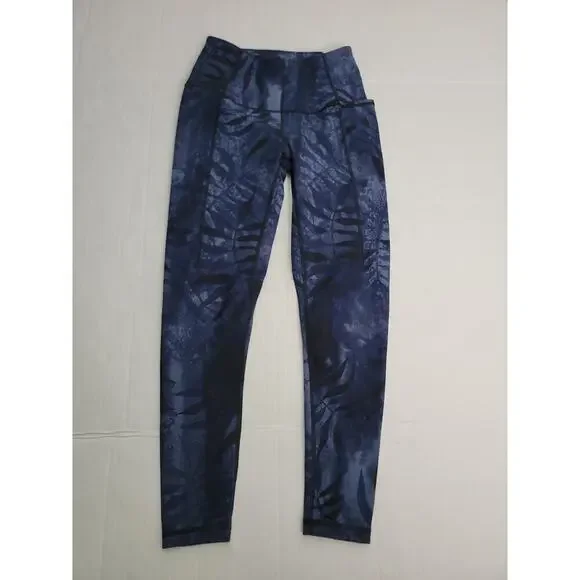 Sweaty Betty Leggings Womens SZ XS Side Pocket 7/8 Super Soft Printed - Picture 2 of 9